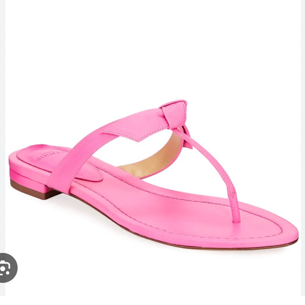 NIB Alexandre Birman Clarita Naked Flat $395